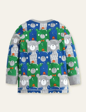 Alpaca Full Printed Long-Sleeved T-shirt - Mini Taylor